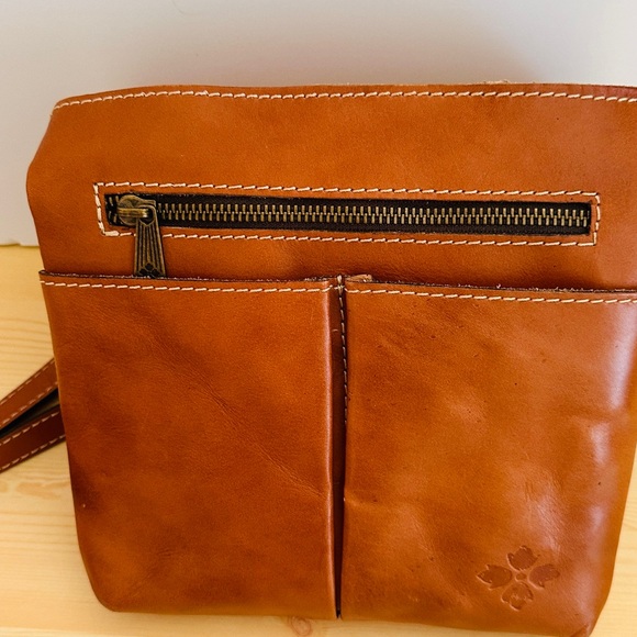 Patricia Nash Brown Crossbody Bag with Map Design - Picture 4 of 13